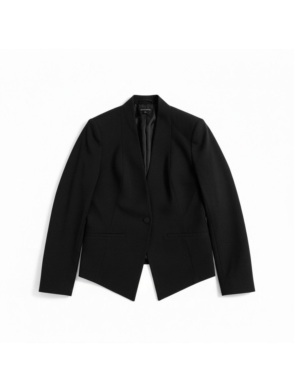 Eileen Fisher Wool Blend‎ Short Blazer Black Size 8 EUC